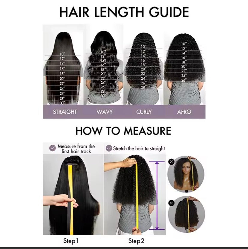 42Inch 250% Density Deep Wave 13x4 HD Transparent Lace Front Human Hair Wig - 13x6 Natural Color, Smooth & Silky Real Human Hair