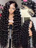 40 42 Inch Loose Deep Wave Frontal Wigs 250% 13x4 13x6 HD Lace Frontal Wigs For Women Remy Loose Deep Curly Human Hair Wigs