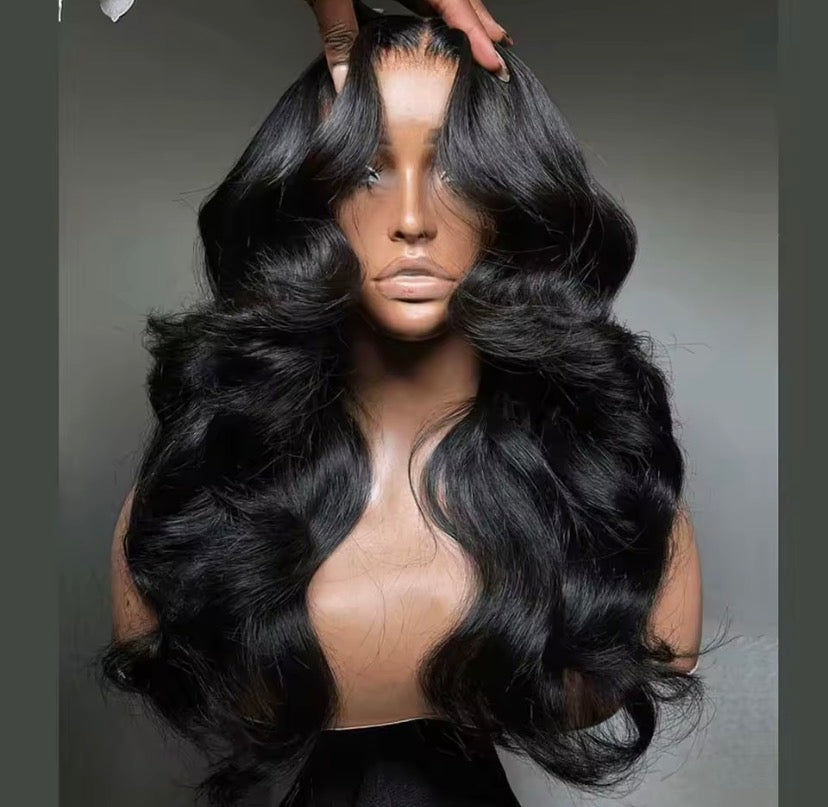 250% Glueless Wig Body Wave Human Hair Wigs Pre Cut 13x4 13x6 HD Lace Frontal Wigs Pre Plucked Curly Lace Front Human Hair Wigs