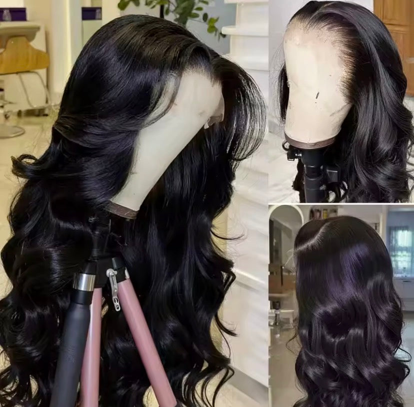 30 Inch Body Wave Lace Front Wigs Human Hair 13x6 Hd Lace Front Wigs Human Hair Pre Plucked 200 Density Natural Color Hair
