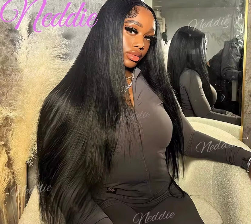 Glueless Bone Straight 4X4 Hd Lace Frontal Wig 13X6 13X4 Black Lace Front Wig Human Hair 5x5 Natural Brazilian Transparent Wigs